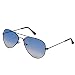 Silver Kartz Aviator Unisex Sunglasses (Wy-153|50|Blue) RS.229.00