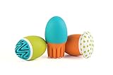 BOON Scrubble Interchangeable Bath Toy Squirt Set (Orange)