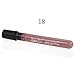 Oyedens 1x Brand Not Fade Lipstick Waterproof Matte Velvet Lip Gloss Super Long Lasting (Brown 18)