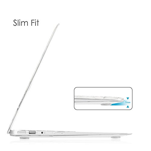 Fintie H  lle f  r MacBook Air 13 - Ultrad  nne Plastik Hartschale Schutzh  lle Snap Case f  r Apple MacBook Air 13 3 Zoll  A1466 A1369   Marmor Muste