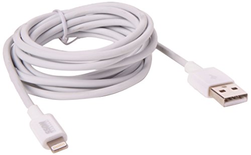 ssdn mfi6at 200 cm funda para Lightning de carga y cable de sincronización, blanco