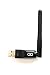 ivee international™ Plus 150Mbps 802.11N Dual Band 2.4G/5G Wireless Network Adapter USB Wi-Fi Adapter with 2dBi Antenna Support Windows XP,Windows Vista,Win 7,Win 8.1, Win 10 RS.599.00