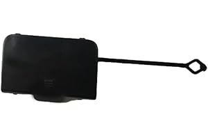 SAMTN Parachoques delantero gancho de remolque ojo agujero tapa para Mercedes C230 C250 C280 C300 W204, 2048850124, 204 885 01 24, negro