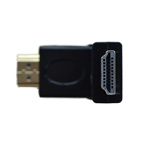 HDMI Stecker auf Buchse 360 Grad drehbar und neigbar drehbar Adapter Winkel - 7