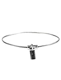 Skin Two Clothing Men's and Women's Slave Collar Delicate Steel Wired Light Sexy