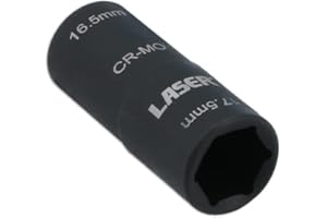 Laser 8213 Double Ended Damaged Wheel Nut Socket 16.5 x 17.5mm