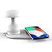 Produktbild 3in1 Wireless USB Charge LED Tischlampe Tisch + QI Wireless Phone Charger@Für Huawei P30 Lite_Weiß