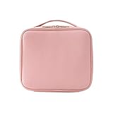 【Bolsa de cosméticos de viaje grande multifunción】Gran capacidad, 3 capas de espacio independiente, encuentra rápidamente las necesidades oportunas: bandeja de sombra de ojos / área de almacenamiento normal, área de almacenamiento de cosméticos, área de almacenamiento de pinceles de maquillaje; espacio personalizado propio: partición desmontable, unión de velcro Es fácil de extraer, y los cosméticos pueden estar bien organizados y ser fáciles de almacenar.