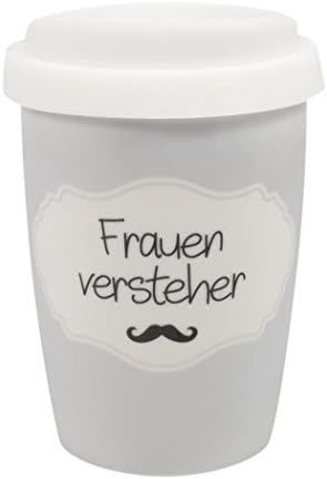 Mea Living Porcelain Coffee to Go Thermal Flask 250 ml Women Versteher