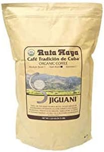 Ruta Maya USDA Organic Jiguan?Dark Roast Whole Bean Coffee 5 lb. Bag by Ruta Maya
