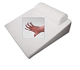 Reflux Oreiller Orthopédique en Mousse Gel De Coussins en Biseau Coussin De Nuque Traversin 65 X 60 X 32 Cm Keilförmiges Coussin Coussin Doux pour La Lecture Regarder La Télévision