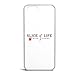 Produktbild Smartcover Case Slice of Life z.B. für Iphone 5 / 5S, Iphone 6 / 6S, Samsung S6 und S6 EDGE mit griffigem Gummirand und coolem Print, Smartphone Hülle:Iphone 5 / 5S weiss