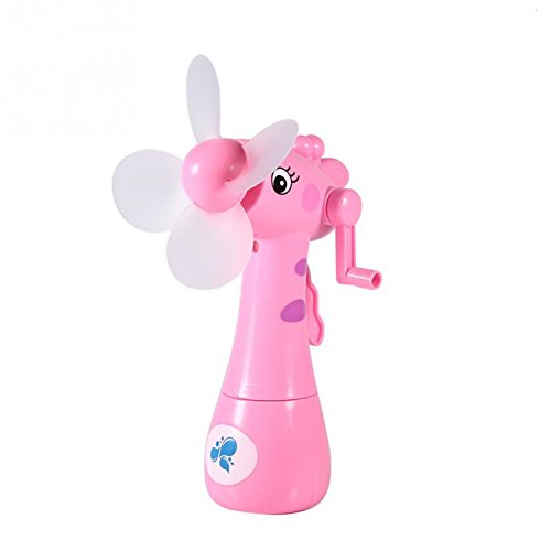 Preisvergleich Produktbild Chickwin~Sommer-SpaßBeweglicher Hand drücken Mini Handfächer Kinder Handbuch Kleine Spielzeug Fan (Rosa(A))