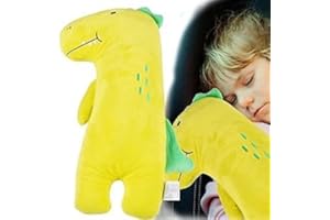 ASYINXSON Coussin de Ceinture de Sécurité De Voiture, Enfant Voiture Ceinture, Protège Ceinture de Sécurité Enfant, Coussin Ceinture de Sécurité Amovible pour Enfants Protéger Cou/Epaules