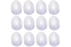 DUE ESSE 12 Uova OVETTI in POLISTIROLO da 5 CM Decorazione Pasquale Pasqua