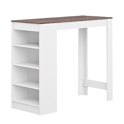 Symbiosis Table de bar 115x50 cm Blanc et d