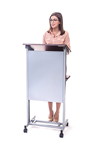 Stand Up Desk Store mobile tavolino regolabile in altezza podio, telaio in acciaio resistente