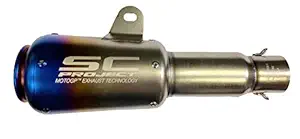 Open Throttle Racers 51 MM Inlet Long connecting Pipe Stainless Steel Universal Slip-On Without DB Killer for Loud Exhaust note Mid Size Multi Colour