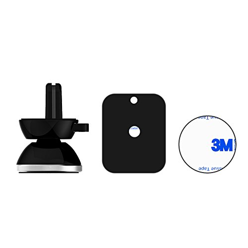 POOPHUNS Soporte Movil Coche  Soporte Coche para Tel  fono  360   Rotaci  n  Rejillas del Aire  Imanes Extra Fuertes  Compatible con iPhone  Samsung  BQ  Motorola  Huawei  Xiaomi y Dispositivos GPS