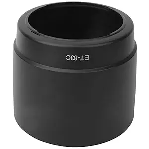 Lens Hood,ET-83C Black Plastic Mount Lens Hood for Canon EF 100-400mm f/4.5-5.6L Lenses,Lens Hood Widely Used in Backlight Photography and Generally Used to Avoid Glare