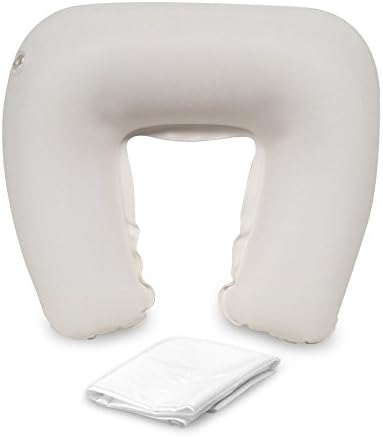Ortotex Inflatable travel pillow cervical horseshoe shaped and cover
