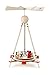 Produktbild DREGENO Seiffen Stabpyramide mit Weihnachtsmann, Holz, Natur, 22 x 22 x 34 cm
