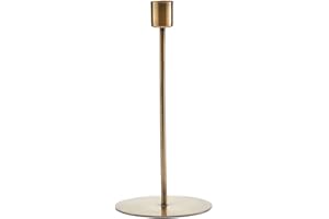House Doctor Candle Stand Anit Antique Brass, 9.5 x 9.5 cm
