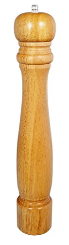 Oramics Pfeffermühle Holz in Naturfarben - Höhe: ca. 40 cm – Keramikmahlwerk Gewürzmühle