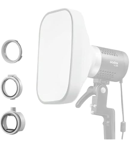 Godox ML-S1A Air Soft Tube, Faltbarer Rechteckiger Softbox für Godox ML100R & ML100Bi LED Videoleuchten