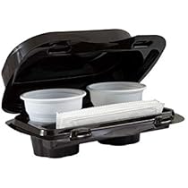 Portabicchieri Da Asporto Per Caffè - Cestino In Cartone Con 4 Posti Per Cappuccino E Americano, Bianco - Foto 3