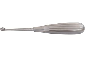 BEAUTY TECK Scharfer Löffel Volkmann – 6,8 mm – 170 mm – Chirurgische Kürette aus Edelstahl – CE & ISO 13485 zertifiziert – steril verpackt – für Klinik & Praxis