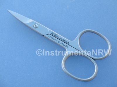 Nagelschere – Rostfreies EDELSTAHL – feine gebogene Schneide – - 2