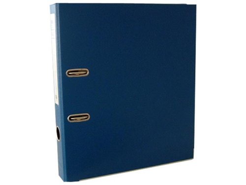 ELBA 100022619 Ordner "rado plast" | 1 Stück | A4 | mit PVC Kunststoff-Folie überzogen | schmal | blau