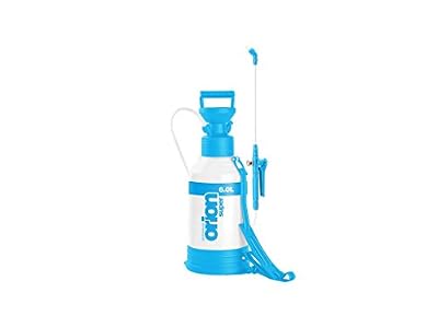 Kwazar 20010033 Pulvérisateur Industrie Gâchette Pulvérisateur avec Joint Viton de Orion Pro Plus 6 L, Blanc/Bleu, 22 x 22 x 64 cm