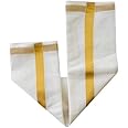 Kingnqueenz.com Kerala Kasavu Mund for Babies Velcro Dhothies 0-1 Years കുട്ടി കസവു മുണ്ട്