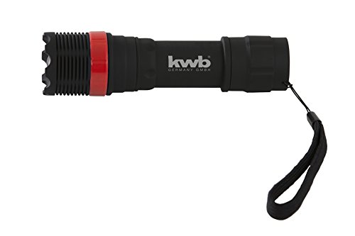 kwb LED Taschenlampe Tactical Zoom 948190 (Superhell, über einen Drehring Verstellbare Fokusfunktion,Handschlaufe), 1 Stück, - 2