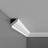 Überstreichbar Eckleiste Stuck Orac Decor CB501 BASIXX Stuckleiste Zierleiste Stuck Leiste Dekor Element Wand Decken Leiste 2 Meter