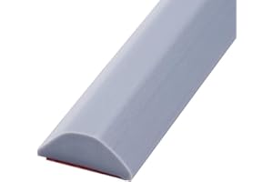 XUYUPU Barra doccia in silicone autoadesiva,Barriera Doccia Antiacqua,Striscia di Ritenzione per Piatto Doccia, mantiene l'acqua all'interno della soglia,impedisce all'acqua di tracimare (100CM,grigio)