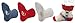 Little Grippers Blue Denim 0-6 months Baby Socks with Stay On Technology