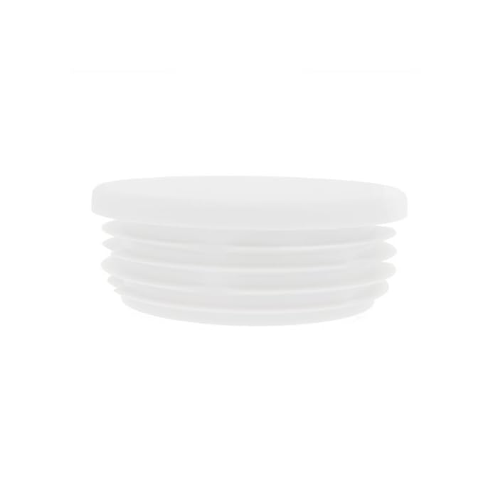 Buy 5 Pack White Round Tube Inserts 100mm, 2mm4.5mm Wall Thickness
