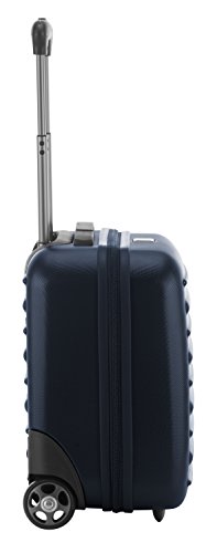 HAUPTSTADTKOFFER - Tegel - Pilotentrolley Hartschalenkoffer Koffer Handgep  ck Trolley Rollkoffer  TSA  38 cm  32 Liter  Dunkelblau