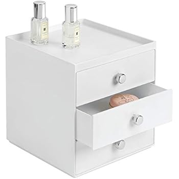 InterDesign Drawers Make-Up-Organizer, Kunststoff, weiß: Amazon.de