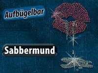 Your Design Strassmotiv „Sabbermund“ zum Aufbügeln, 120×180 mm - 2