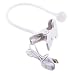 Produktbild Sharplace LED Buchlampe Klemmlampe Klemmleuchte Wiederaufladbar mit USB Kabel,weiß