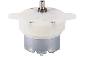 WALFRONT DC 12V Motoriduttore Motore Elettrico Velocità Ridotta Coppia Elevata 3 RPM Diametro Albero 4mm