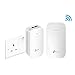 Price comparison product image TP-Link TL-WPA9610KIT Dual Band Gigabit AC1200 Wi-Fi Powerline Adapter, Range Extender, Broadband/Wi-Fi Extender, Wi-Fi Booster/Hotspot, Powerline Speed Up to 2000 Mbps, No Configuration Required