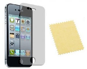 Preisvergleich Produktbild 1 Schirm-Schutzfilm harten iPhone 4 + 1 TUCH abwischen