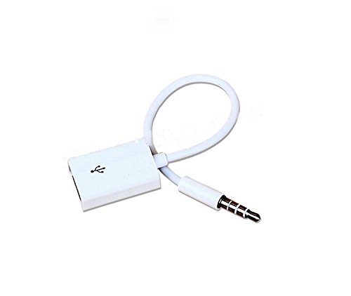 Goldschmetterling @ 2 PCS USB zum Übertragen des 3.5mm Audiokabels, Langes 15cm Auto AUX Audio Umwandlungskabel 3.5mm Datenkabel, 3.5mm Auto auf der Aufzeichnungslinie