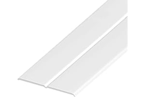 SMARTHOME White UPVC Plastic Flexible Angle Trim 25mm x 25mm x 5 Metre Length
