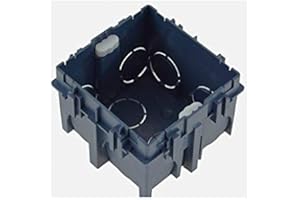 EUR OHM Boite d'encastrement pour maçonnerie - XL Tradi - 1 poste - 75x75 - Profondeur 50mm